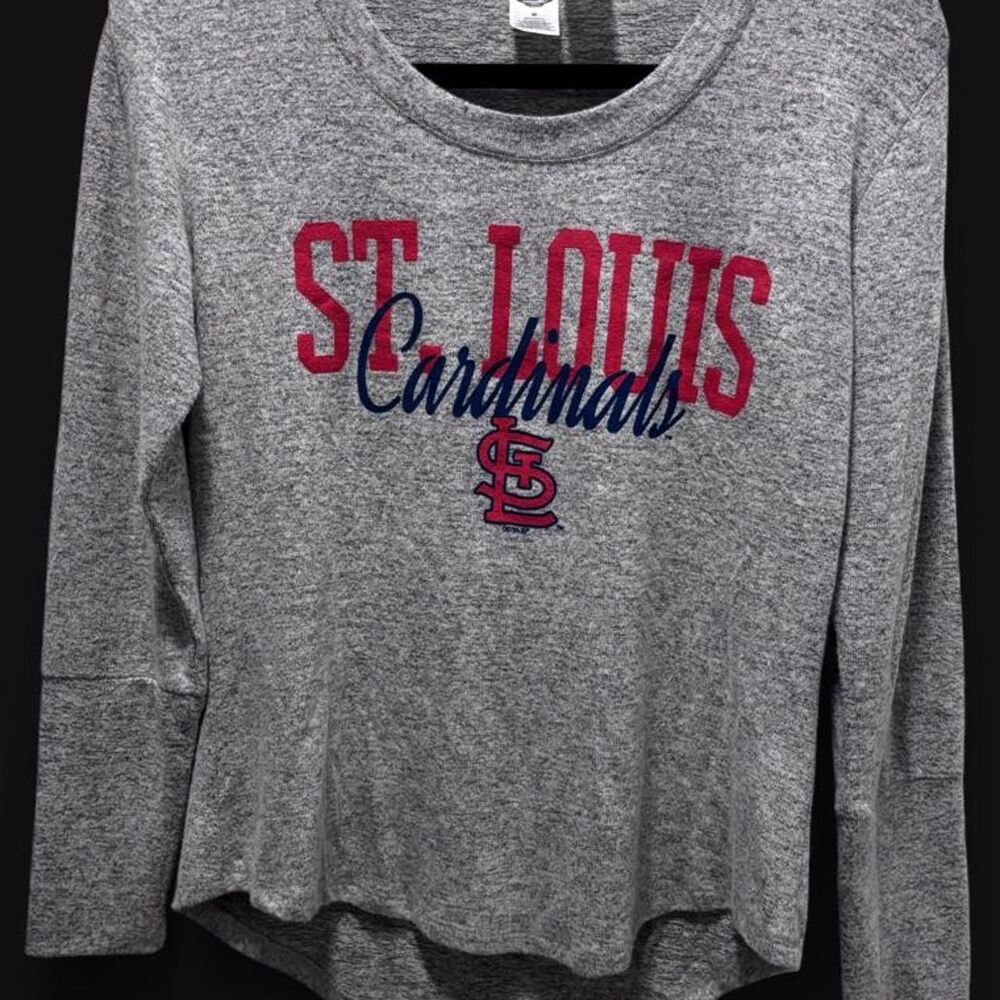 St. Louis Cardinals Long Sleeve T-Shirt Concepts Sport Women's Size M